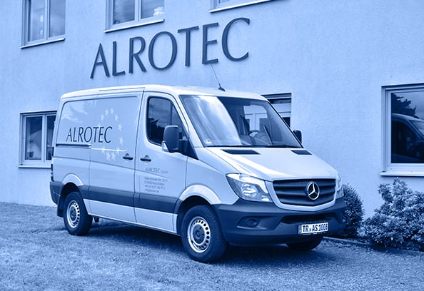 ALROTEC-Lieferwagen für zuverlässigen Versand